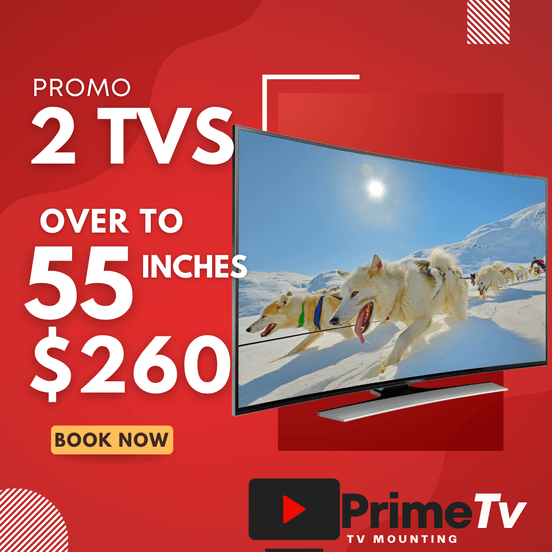 Promo 2 TVs over 55 in